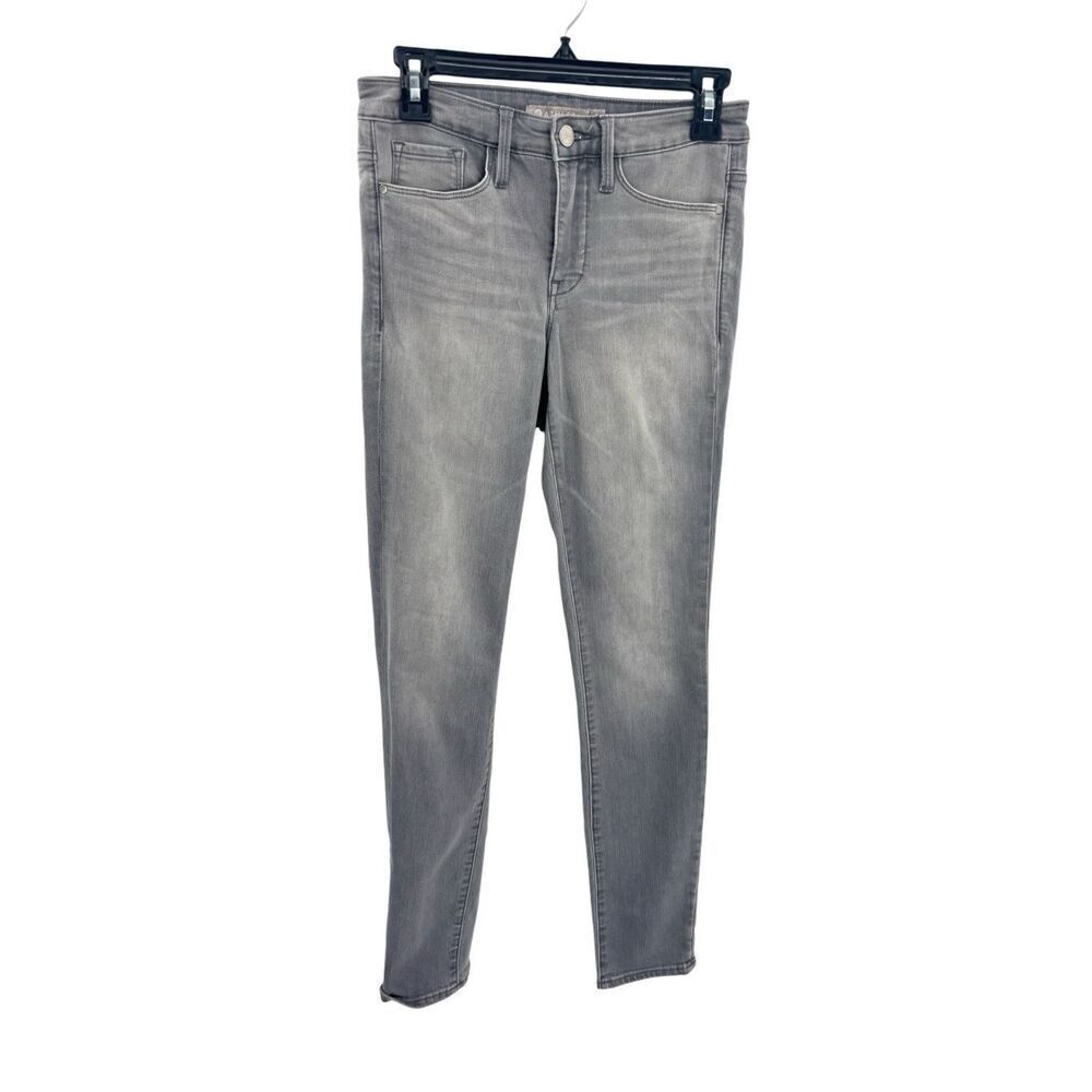 Athleta sculptex Gray ￼ straight leg jeans size 4